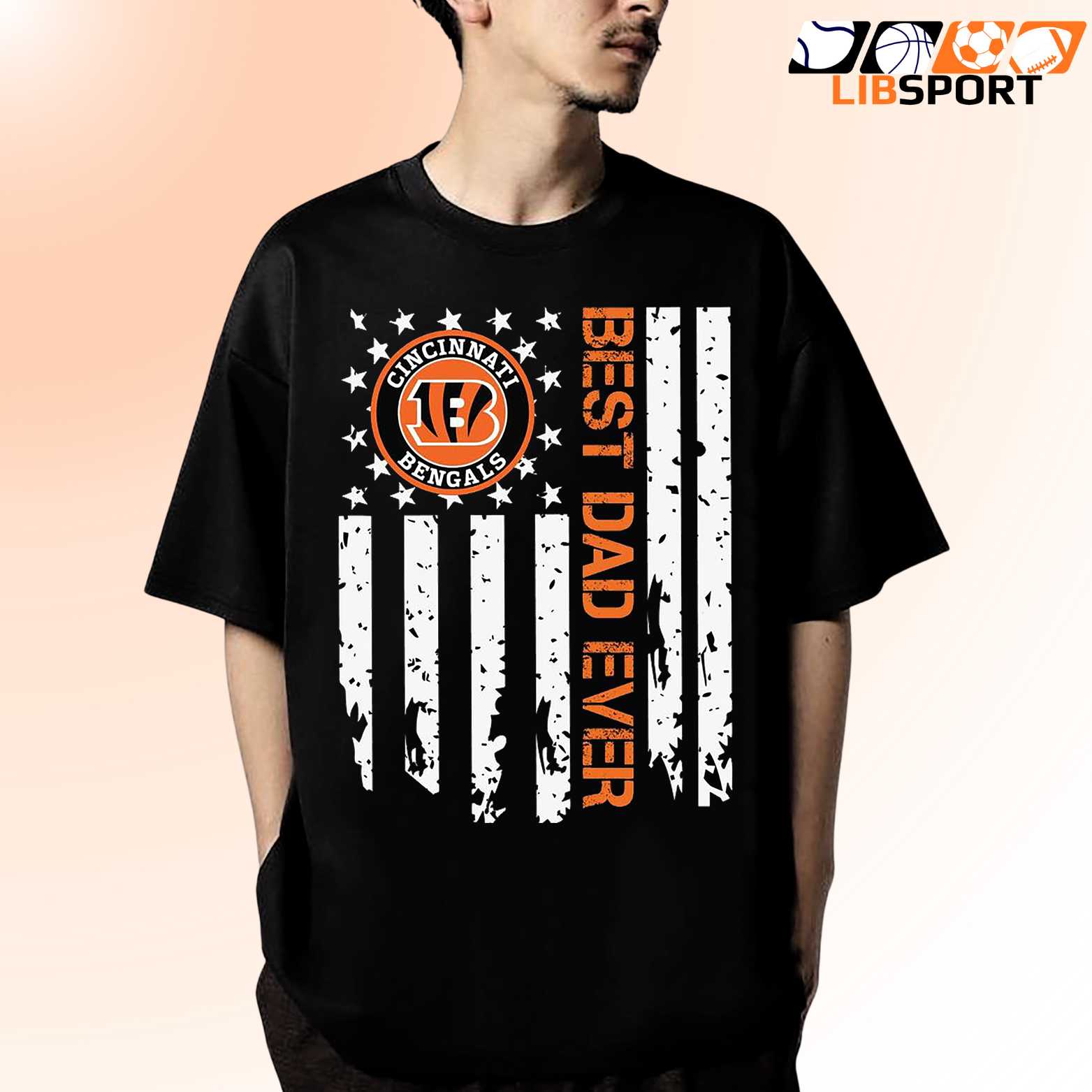 Cincinnati Bengals Best Dad Ever T Shirt, Unisex Game Day Streetwear Shirt
